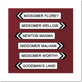 Midsomer Murder Signs #3 Posters and Art